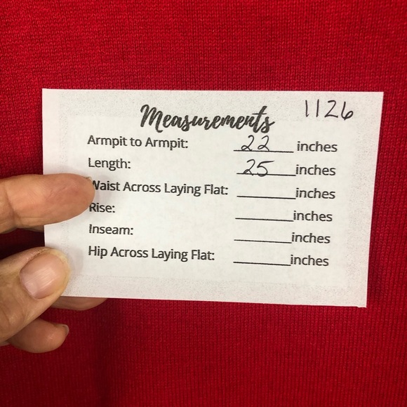 Liz Claiborne Red Holiday Sweater Beaded Crew Neckline Single Button Closure - Picture 8 of 8